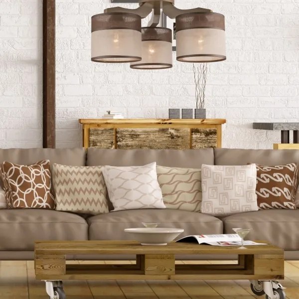 Prisadený luster ANDREA 3xE27/60W/230V