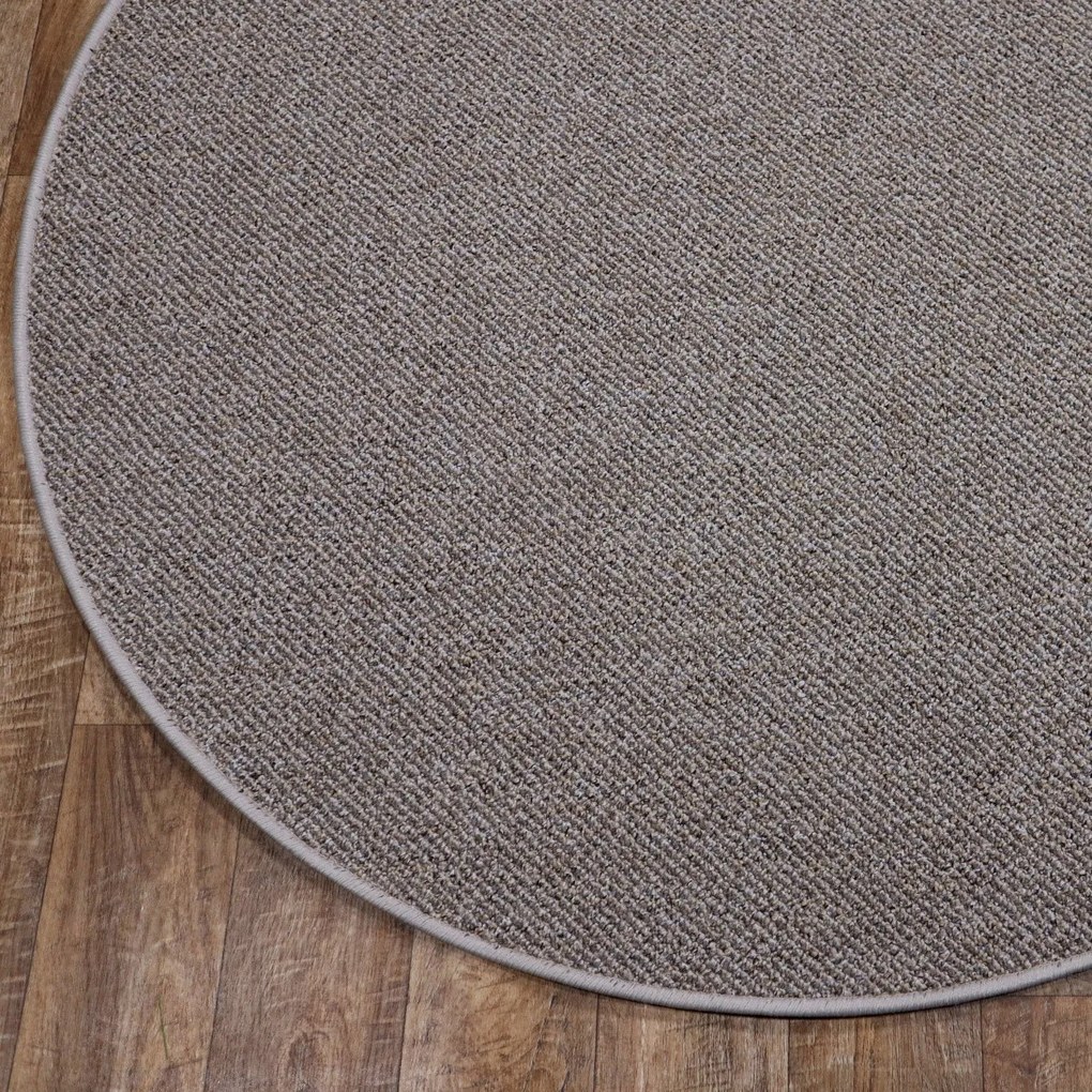 Kusový koberec Bohemia béžový kruh, 400x400 (priemer) kruh, béžová, kancelária, AladinWorld Expres