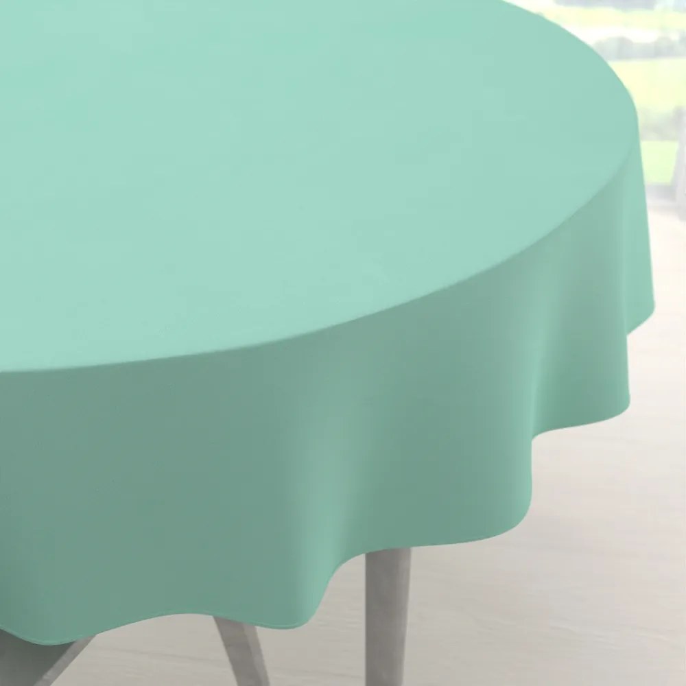 Biante Teflónový okrúhly obrus - Paris TF-052 Mintový Ø 140 cm