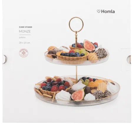 Etažér MONZE priesvitný 862095