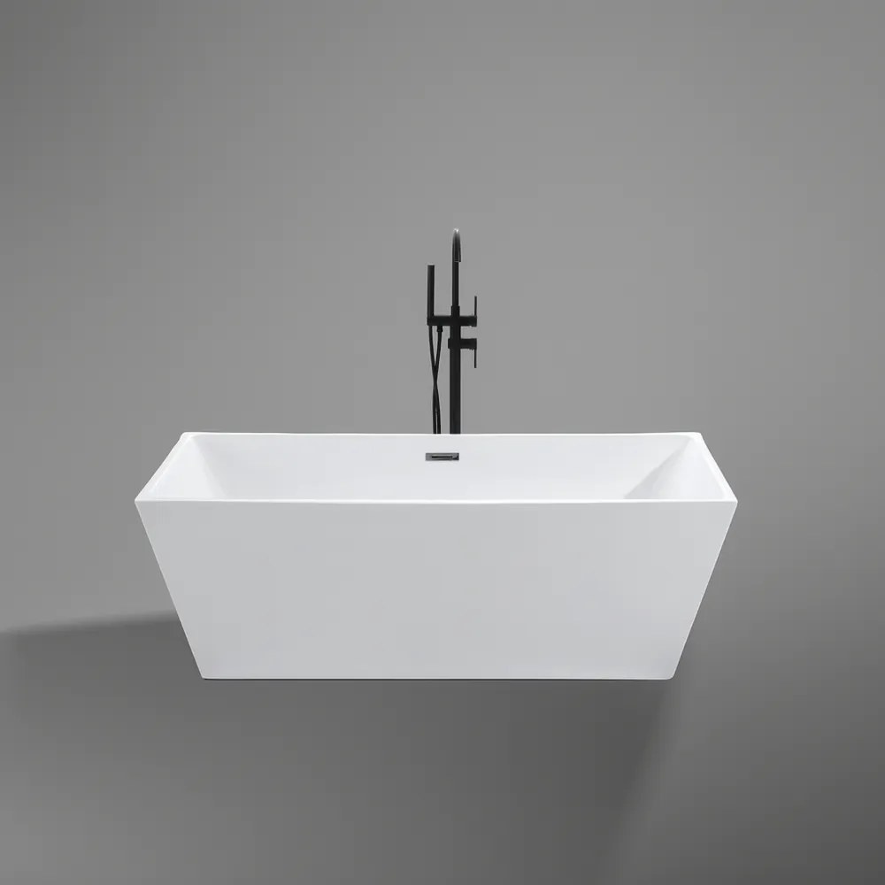 CUBE voľne stojaca vaňa, biela, 170x75x58 cm