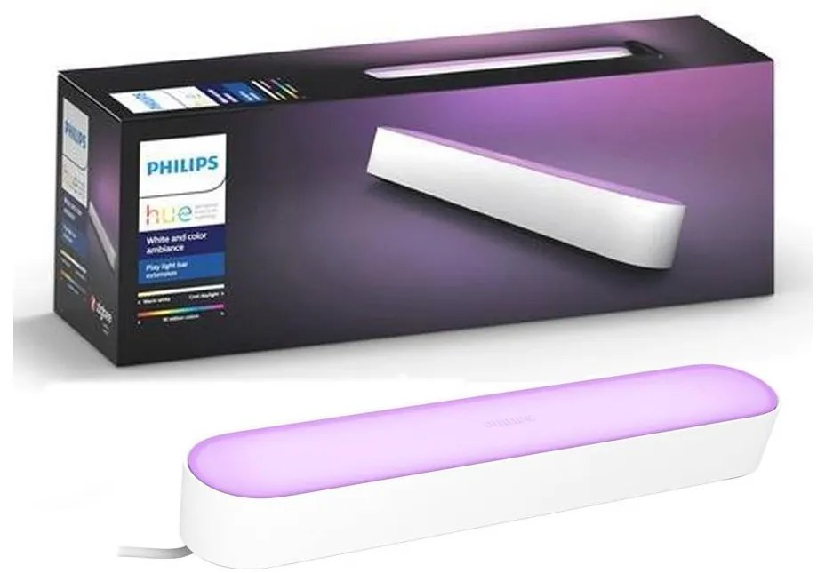 Philips -Rozširovacia LED RGB Stmievateľná stolná lampa Hue PLAY LED/6W/230V čierna P2791