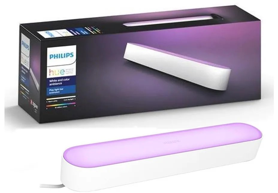 Philips -Rozširovacia LED RGB Stmievateľná stolná lampa Hue PLAY LED/6W/230V čierna