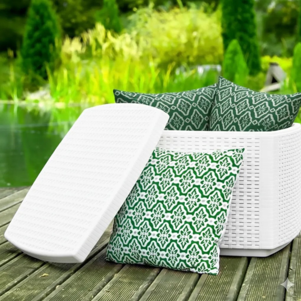 Záhradný set TREE, 3-dielny, biela I.P.A.E-Progarden