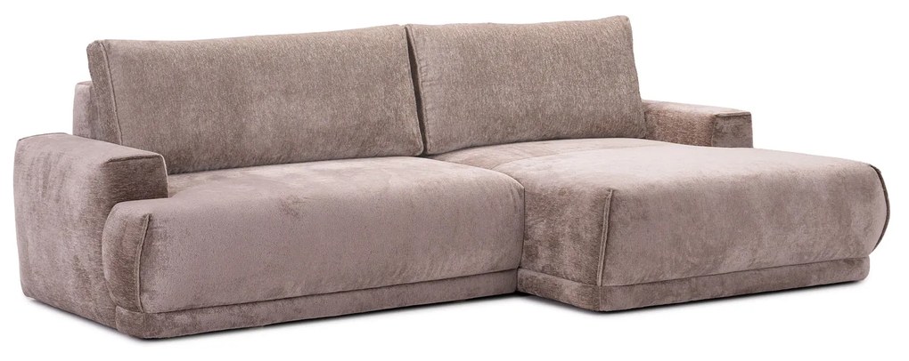 PROXIMA.store - Rohová sedačka plocha spania 138x215 - LATTE TYP ROHU: Ľavý, SKUPINA LÁTOK: Skupina 5