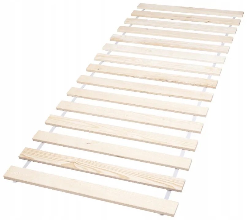 Detská domčeková posteľ z masívu borovice TEA - 200x90 cm - biela