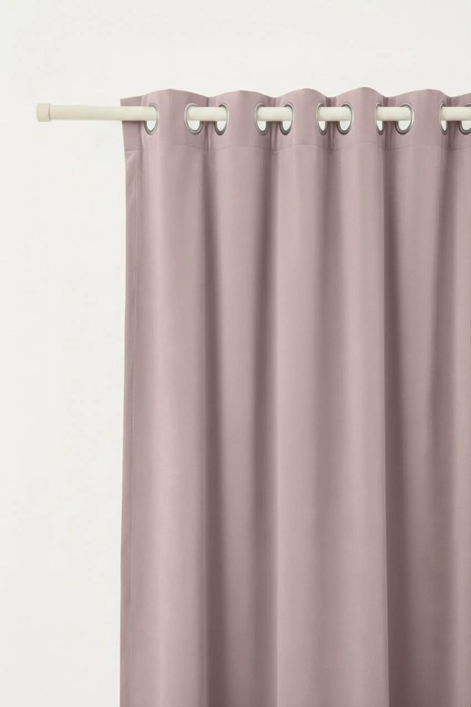 Velúrový záves SOFT VELVET púdrový 140x250 cm