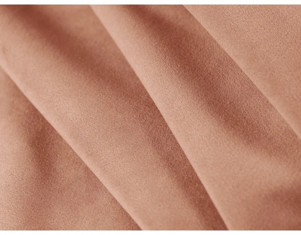 Ružové zamatové kreslo Abby – Micadoni