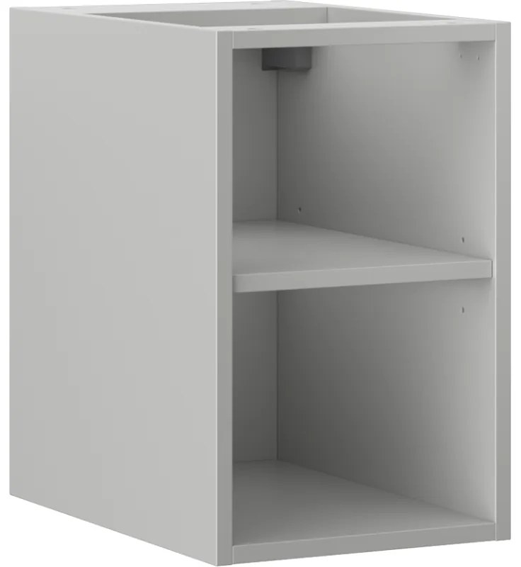 Mexen Box-A, otvorená skrinka s policou 30 cm, sivá matná, 91AX2-0300-470-0-62