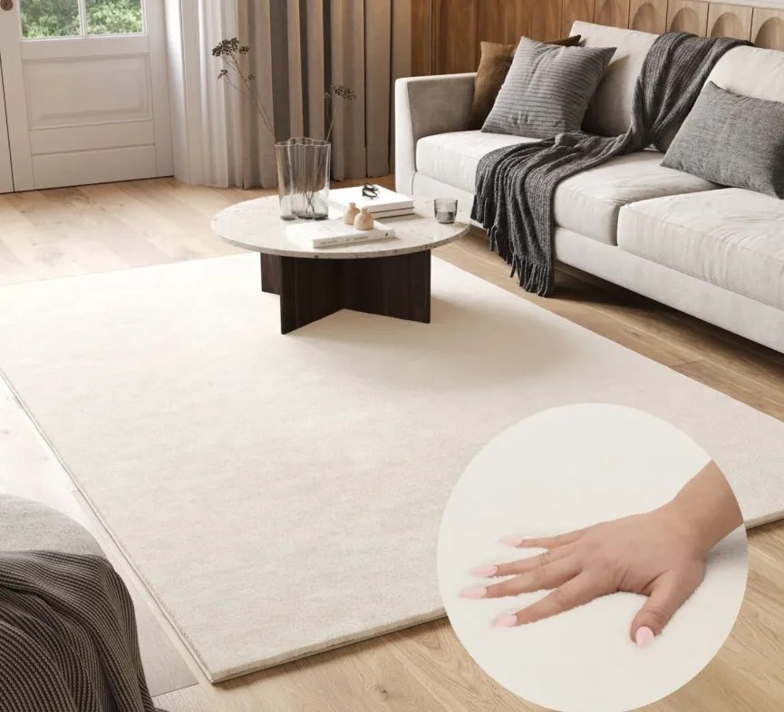 TA Koberec 1000 KRÉMOVÉ OBJATIE Rozmer: 300x400 cm