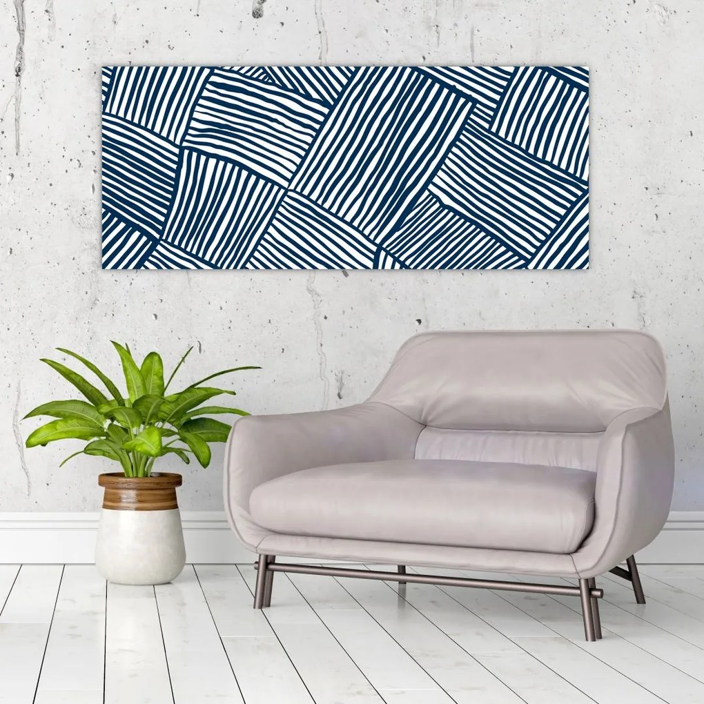 Obraz - 3D línia (120x50 cm)