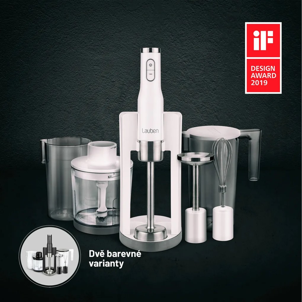 Lauben Stick Blender 800WT - tyčový mixér LBNSB800WT