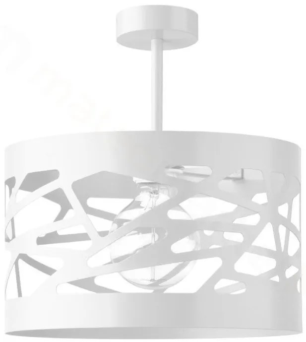SIGMA Stropné moderné osvetlenie MODUL FREZ, 1xE27, 60W, 30cm, okrúhle, biele