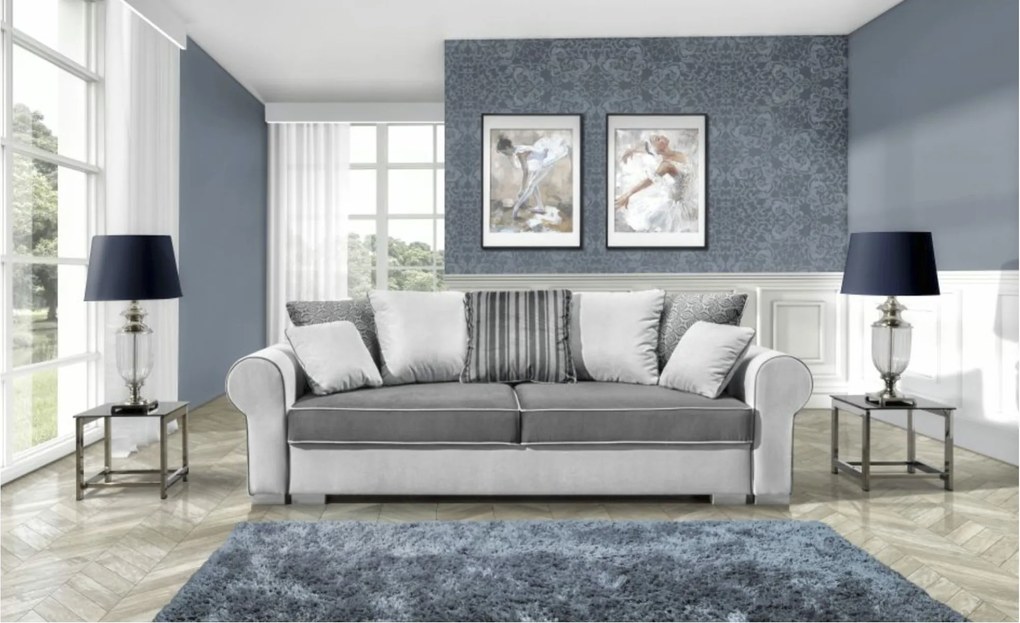 Sconto Mega pohovka DELUXE sivá