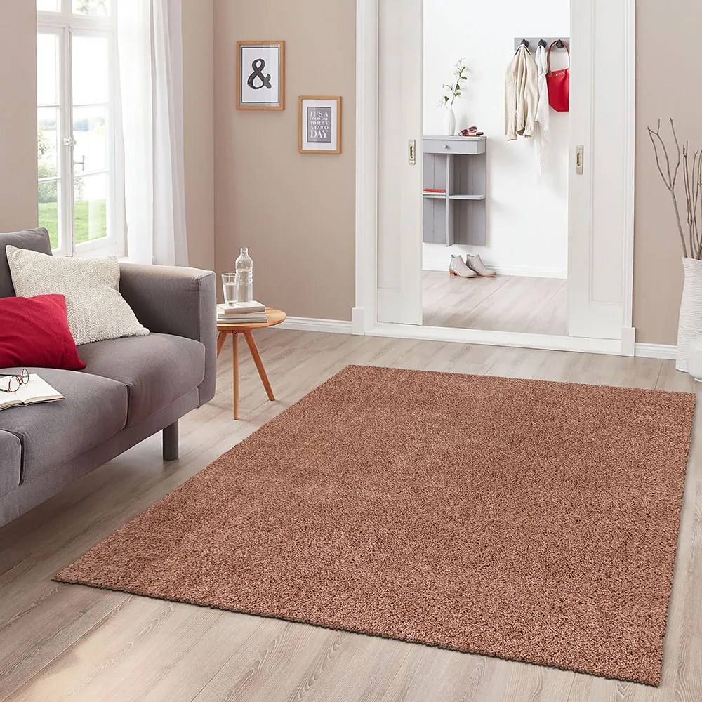 Festival, Kusový koberec Queens 1200 Powder Pink, 80x150, ružová, obývacia izba