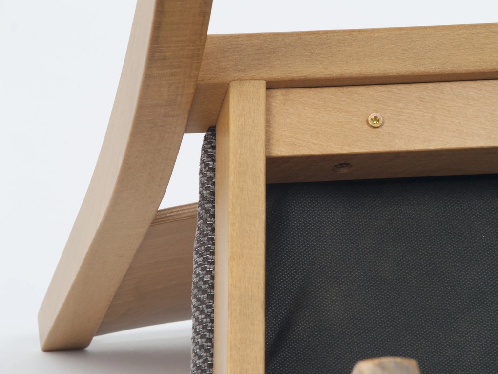 Stima stohovatelná stolička ALEX Vyberte látku ->: MIRON beige 71, Odtieň / morenie: Wengé