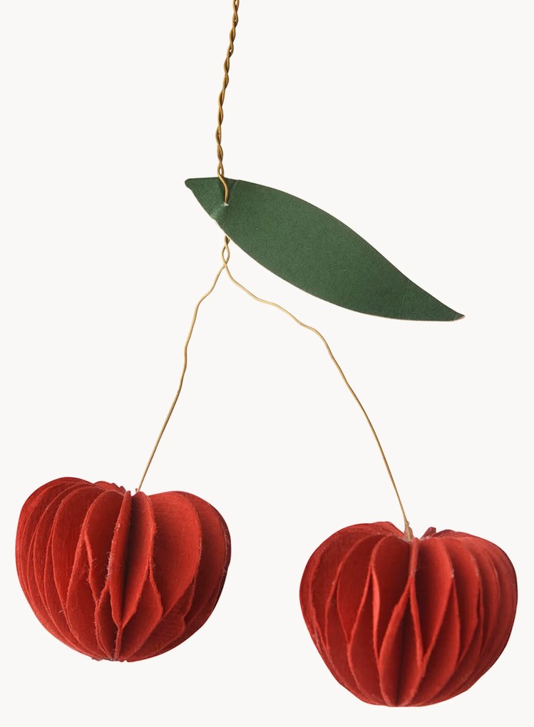 Ručne vyrobená vianočná závesná dekorácia Honeycomb