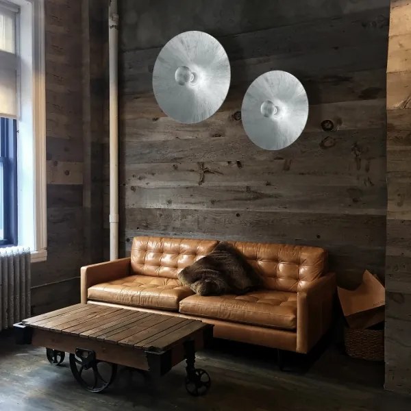 Kolarz A1306.61XL.5.SunAg - Nástenné svietidlo MOON 1xE27/100W/230V strieborná