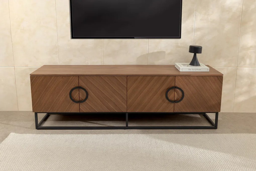 Televízny stolík Grandezza 180 cm v dekóre vlašského orecha