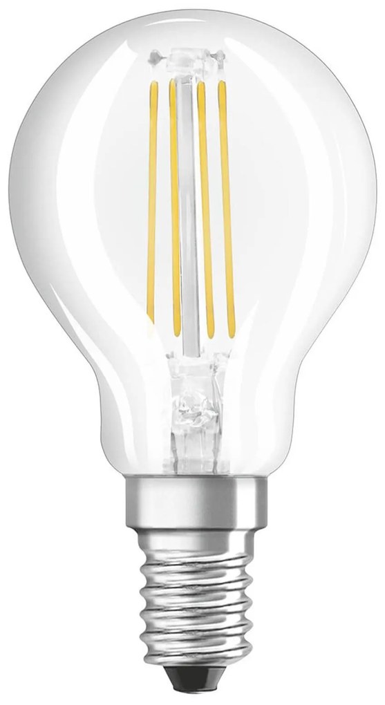 OSRAM kvapková LED E14 4W, teplá biela, 470 lm