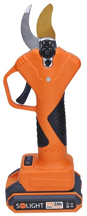 SOLIGHT Ručné akumulátorové záhradné nožnice