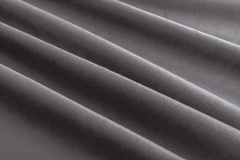 Svetlosivý zatemňovací záves VELVET 140x250 cm Zavesenie: Kovové krúžky