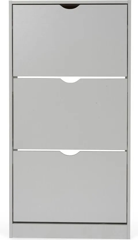 Botník AVENBERG SLIM FLIP 3 sivý