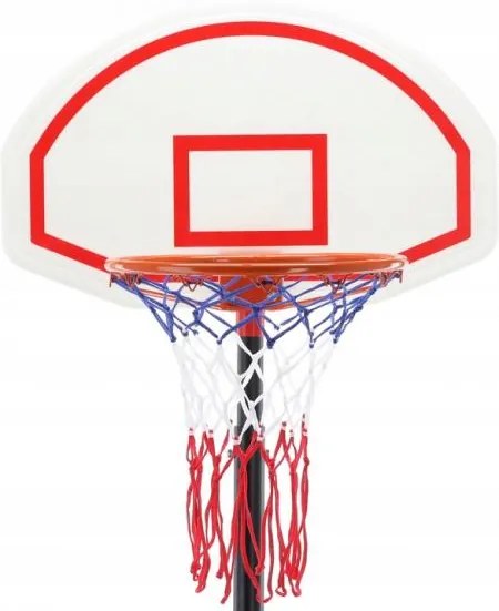 Basketbalový kôš s nastaviteľným stojanom 165 - 205 cm
