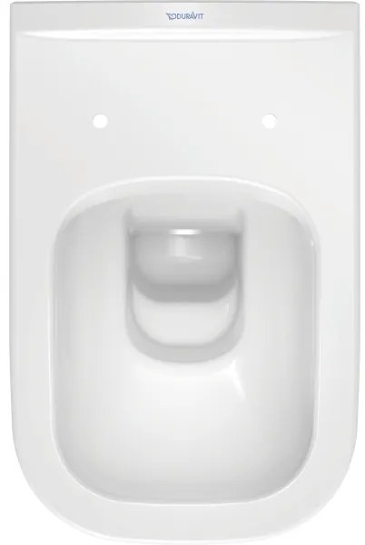 Duravit 25700920002 - Závesné bezokrajové WC D-CODE, keramika / lesklá biela