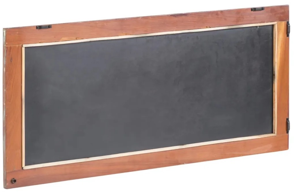 furniture-nabytek.cz - Masivní koupelnové zrcadlo Sumana II z recyklovaného dřeva, lakované, hnědé – 130×60 cm