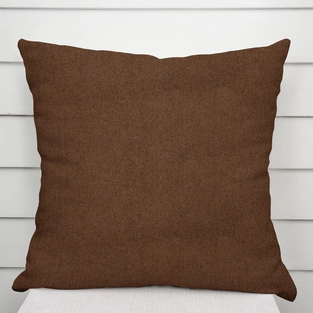 Biante Obliečka na vankúš/imitácia brúsenej kože Alcantara ALC-013 Hnedá 40 x 40 cm