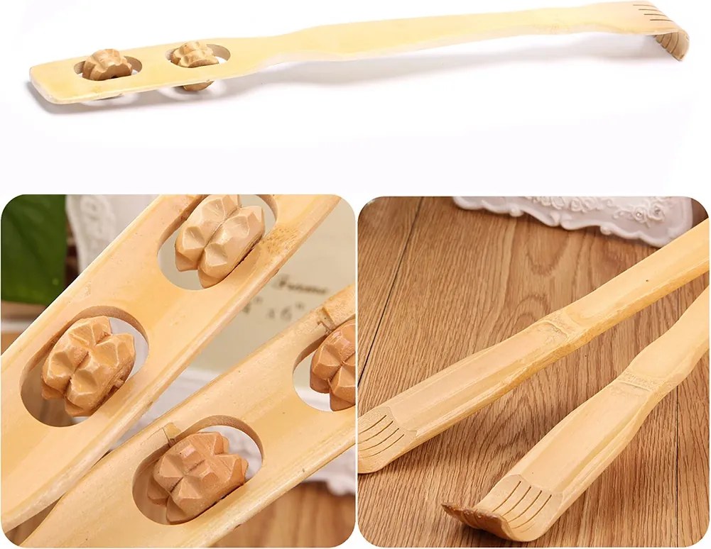 Primizima Masážne bambusové škrabadlo na chrbát - 46 cm