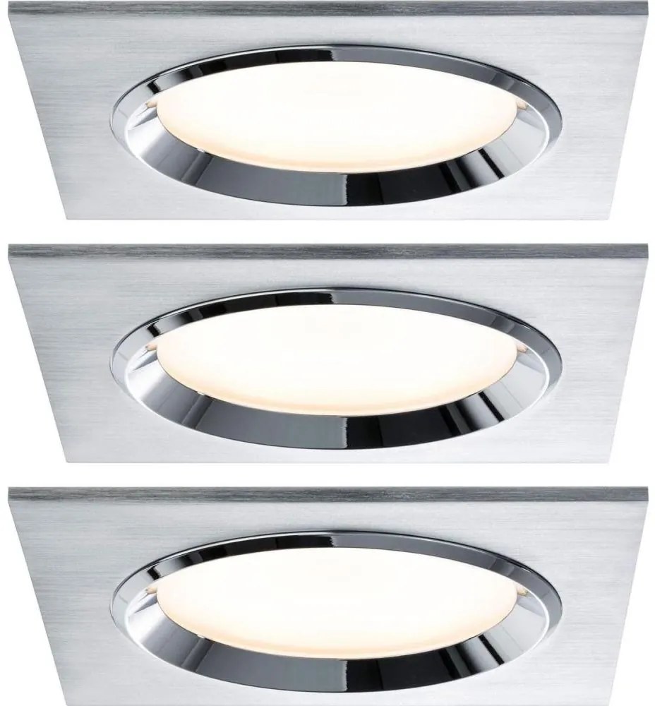 Paulmann 92696 - SADA 3xLED/8W Stmievateľné podhľadové svietidlo DICE 230V