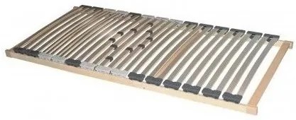 Texpol OPTIMAL PLUS 5V -  lamelový rošt so zdvojenými lamelami 110 x 200 cm, brezové lamely + brezové nosníky