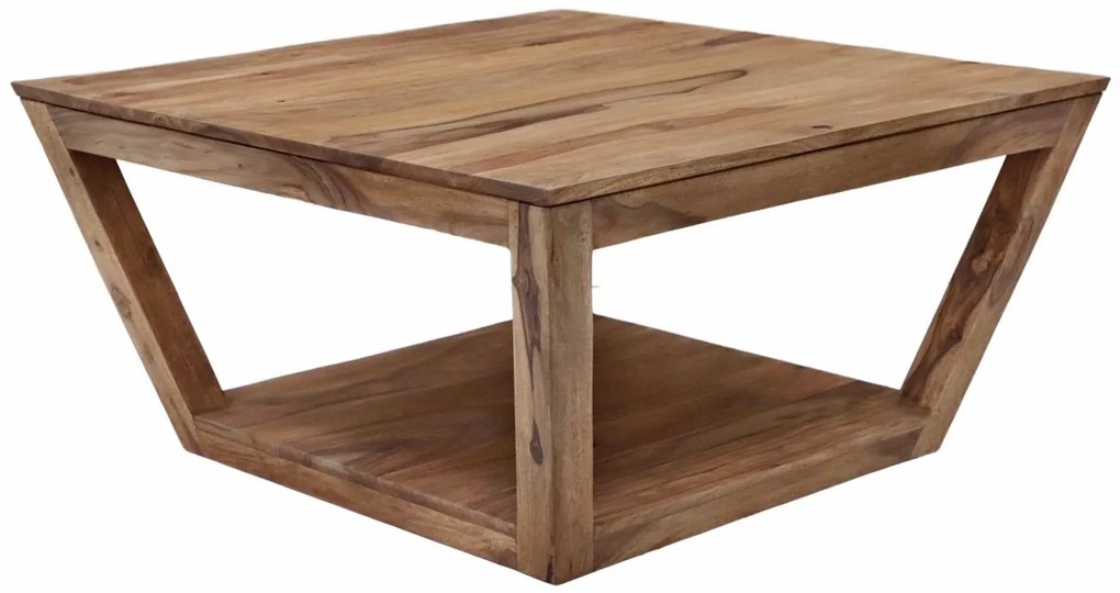 furniture-nabytek.cz - Konferenčný stolík dizajnový z masívu palisander 80x80
