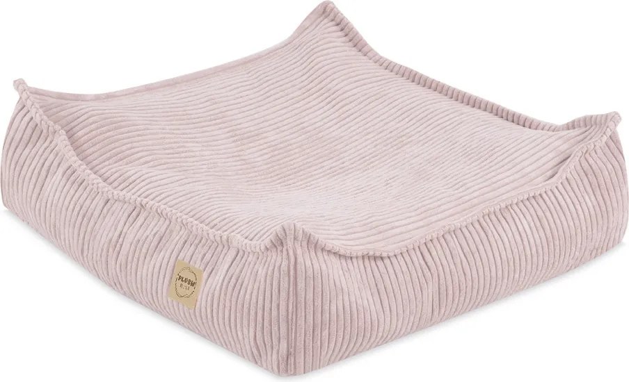 Podlahový puf menčester ružová