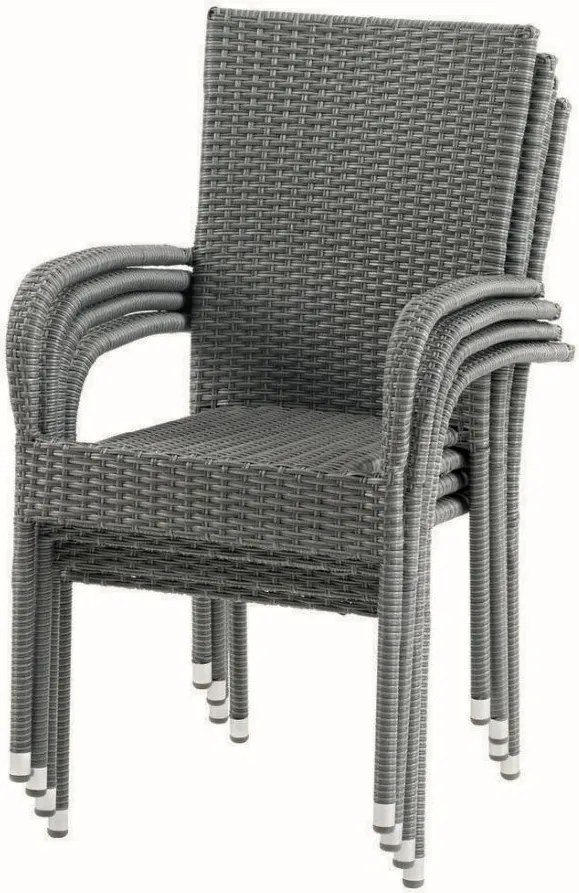 Noela Záhradná ratanová stolička Paris PREMIUM