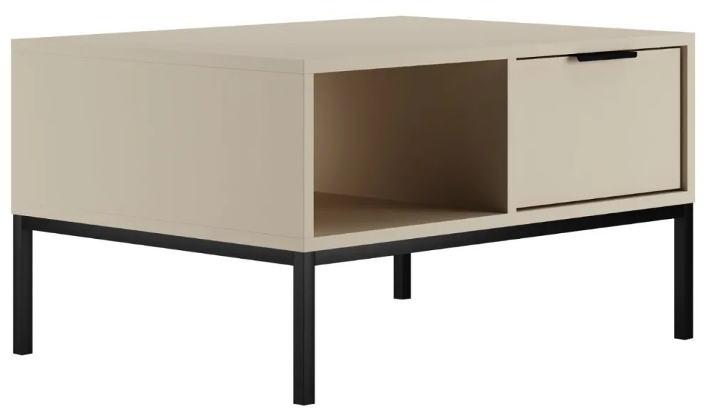 Konferenční stolek Austin 80 cm kašmír/černá