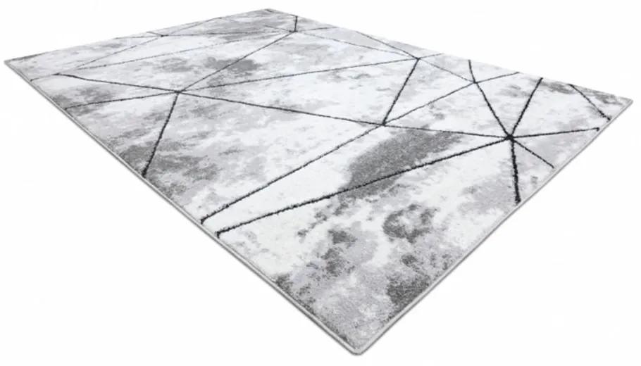 Kusový koberec  Polygons šedý 120x170cm