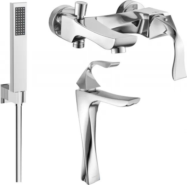 Mexen Estrella R02 vaňová súprava, chrómová - 72313R02-00