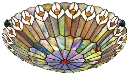 Quoizel QZ-WATKINS-F-VB - Stropné svietidlo WATKINS 2xE27/60W/230V, priemer 42 cm