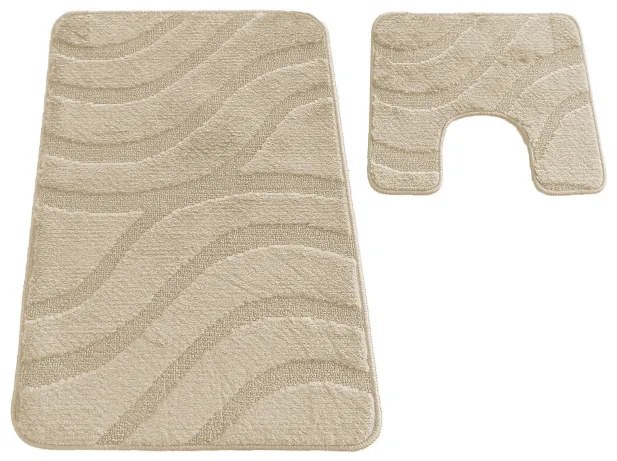 Sada kúpeľňových koberčekov Montana Symphony Beige