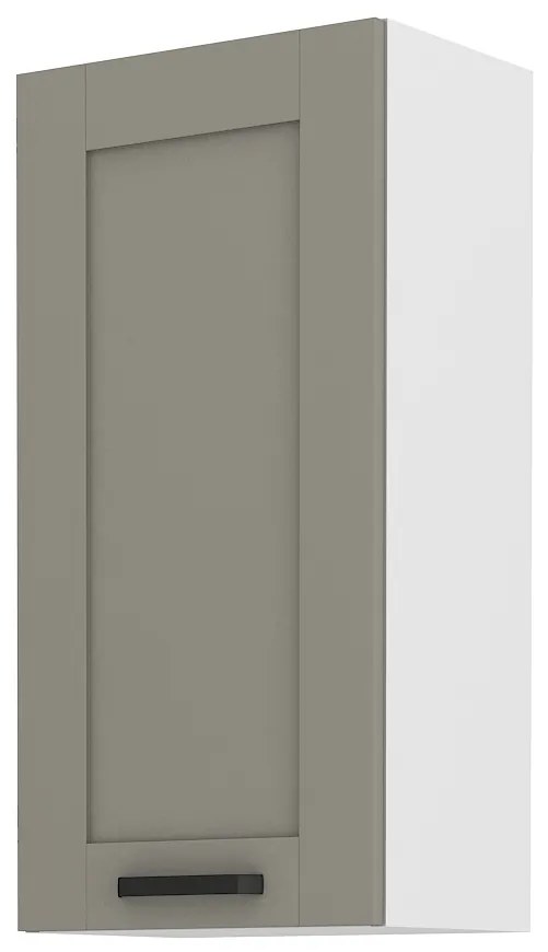 Horná kuchynská skrinka Lucid 45 G 90 1F (claygrey + biela). Akcia -6%. Vlastná spoľahlivá doprava až k Vám domov. 1045458