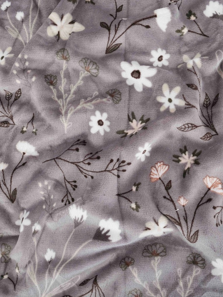 Obliečky mikroplyš Exclusive – Vanessa sivá