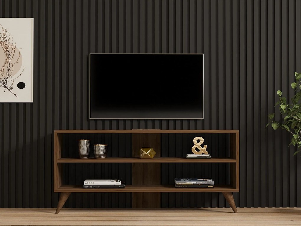 TV stolík Ozzy (orech). Akcia -18%. Vlastná spoľahlivá doprava až k Vám domov. 1088809