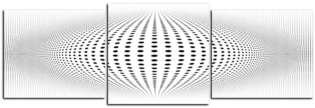 Obraz na plátne - Abstraktná geometrická sfera - panoráma 5218D (150x50 cm)