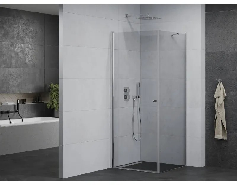 Mexen Pretoria sprchovací kút 90x90cm, 6mm sklo, chrómový profil-číre sklo, 852-090-090-01-00