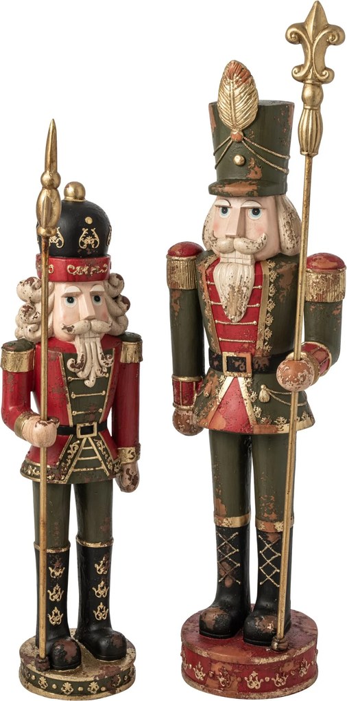 Vonkajšie vianočné dekorácie luskáčik Nutcracker – 39*30*131 cm