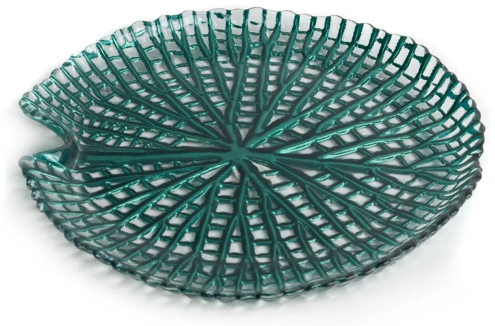 DEKORAČNÝ SKLENENÝ TANIER MELA (02)