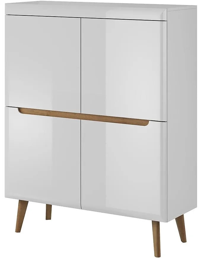 Vitrína NORDI NK107 biela